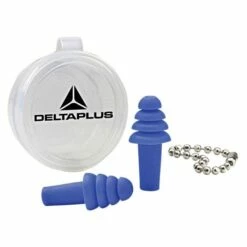 Quattro™ Reusable Ear Plug, With Case & Chain, Box Of 50 Pair
