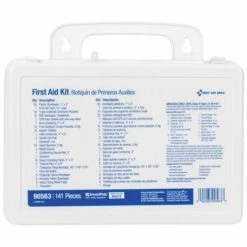 Leonard First Aid Kits, 25 Person, Class A+, Type 3, ANSI Z308.1-2015 5 Leonard First Aid Kits, 25 Person, Class A+, Type 3, ANSI Z308.1-2015 -Wilson Bros Gardens Shop fak25ap back