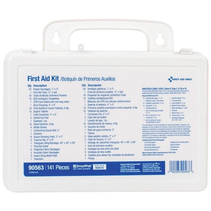 Leonard First Aid Kits, 25 Person, Class A+, Type 3, ANSI Z308.1-2015 3 Leonard First Aid Kits, 25 Person, Class A+, Type 3, ANSI Z308.1-2015 - Image 3