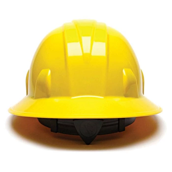 Full Brim Hard Hat, Yellow 3 Full Brim Hard Hat, Yellow - Image 3