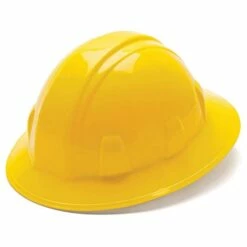 Full Brim Hard Hat, Yellow 7 Full Brim Hard Hat, Yellow -Wilson Bros Gardens Shop fbhh 4y 3