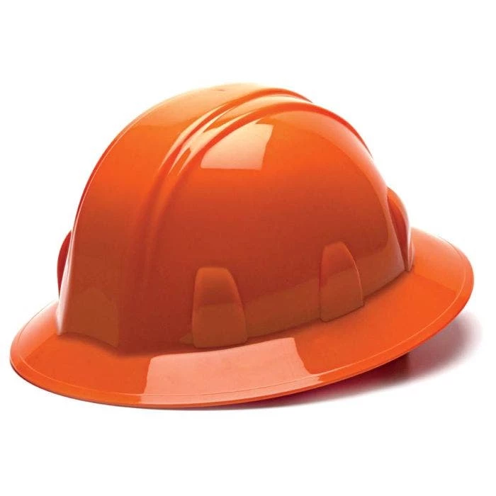 Full Brim Hard Hat, Orange 4 Full Brim Hard Hat, Orange - Image 4