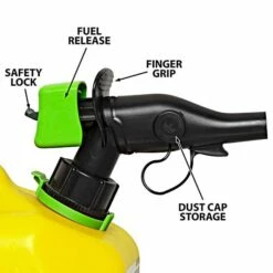 Scepter® SmartControl™ 5 Gallon Diesel Fuel Can, Yellow -Wilson Bros Gardens Shop fscd501 spout yelo