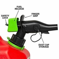 Scepter® SmartControl™ 5 Gallon Gasoline Can -Wilson Bros Gardens Shop fscg501 spout red 1