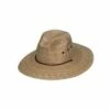 Extreme Straw Hat With Front Crease