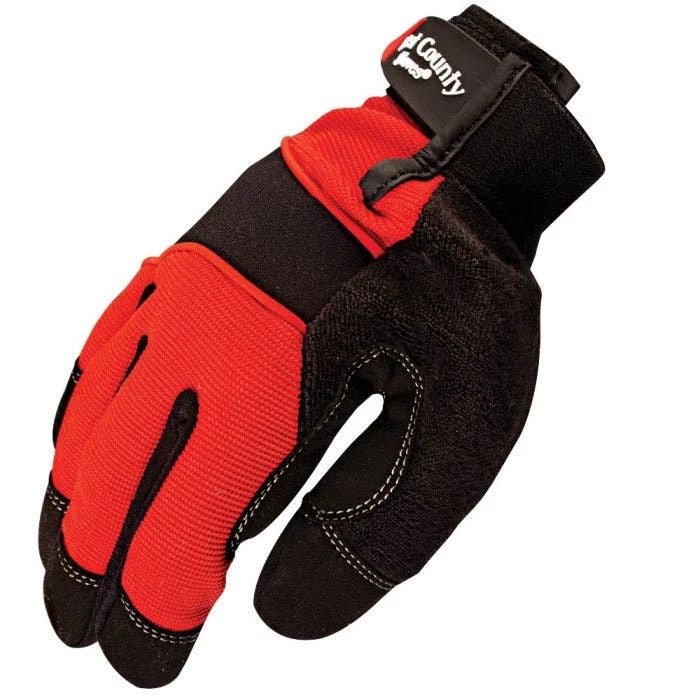 West County Men's Gardening Gloves, Brick Red, Medium 1 West County Men's Gardening Gloves, Brick Red, Medium