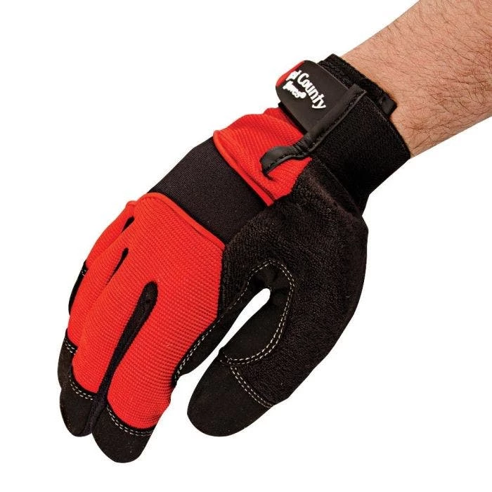 West County Men's Gardening Gloves, Brick Red, Medium 4 West County Men's Gardening Gloves, Brick Red, Medium - Image 4