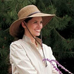 Dark Brown Women's Braided Hat Dark Brown -Wilson Bros Gardens Shop ghb01 2