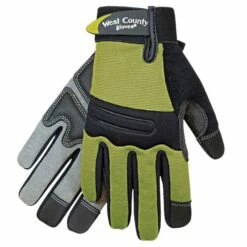 West County Women's Landscaping Gloves, Stem Green, Large