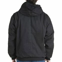 BERNE Original Washed Hooded Jackets, Black, Size 4XL 5 BERNE Original Washed Hooded Jackets, Black, Size 4XL -Wilson Bros Gardens Shop hj375bkr600 2