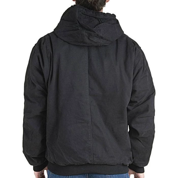 BERNE Original Washed Hooded Jackets, Black, Size 4XL 3 BERNE Original Washed Hooded Jackets, Black, Size 4XL - Image 3