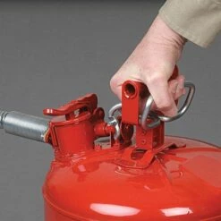 Justrite Type II Accuflow Safety Can, 5 Gal, Red 6 Justrite Type II Accuflow Safety Can, 5 Gal, Red -Wilson Bros Gardens Shop jr250 2 1