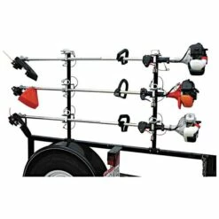 Channel Style Lockable Trimer Racks, 3 Trimmers -Wilson Bros Gardens Shop lt13 rack on trailer
