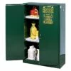 Pesticide Storage Cabinet 60gal 65in X 34in X 34in Two Shelf
