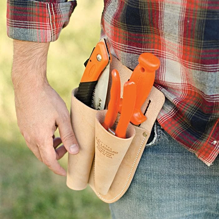 Leonard Deluxe Soil Knife, Pruner, Saw, And Sheath Combo 3 Leonard Deluxe Soil Knife, Pruner, Saw, And Sheath Combo - Image 3