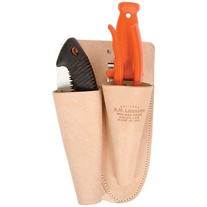 Leonard Deluxe Soil Knife, Pruner, Saw, And Sheath Combo 2 Leonard Deluxe Soil Knife, Pruner, Saw, And Sheath Combo - Image 2