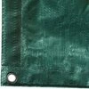 Tuff Tarp 4.5oz. Polyethylene With Grommets 3ft Apart 3ft Sewn Rope 6ft X 8ft Green