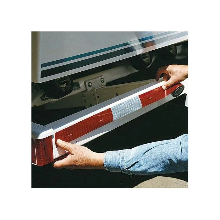 Reflective Adhesive Tape Red And Silver 2in X 150ft 2 Reflective Adhesive Tape Red And Silver 2in X 150ft - Image 2