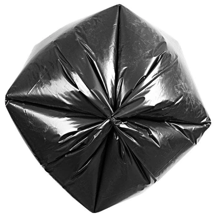 Heavy-Duty LLDPE 56-Gallon Trash Can Liners, Roll Of 100 2 Heavy-Duty LLDPE 56-Gallon Trash Can Liners, Roll Of 100 - Image 2