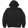 BERNE Mastic Thermal-Lined Hooded Quarter-Zip, Black, 2XL Tall