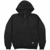 BERNE Mastic Thermal-Lined Hooded Quarter-Zips, Black, Large
