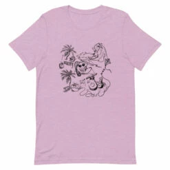 Sow Exotic Summer Beach Party T-Shirt *Summer 2021* (FRONT ONLY) -Wilson Bros Gardens Shop unisex premium t shirt heather prism lilac front 60c76f3446435