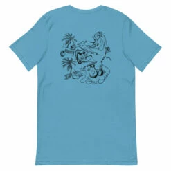 Sow Exotic Summer Beach Party T-Shirt 24 Sow Exotic Summer Beach Party T-Shirt -Wilson Bros Gardens Shop unisex premium t shirt ocean blue back 60bb9593477ad