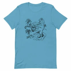 Sow Exotic Summer Beach Party T-Shirt *Summer 2021* (FRONT ONLY) -Wilson Bros Gardens Shop unisex premium t shirt ocean blue front 60c76f3445df2