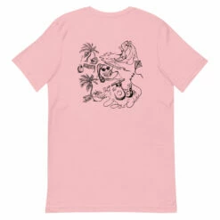 Sow Exotic Summer Beach Party T-Shirt 30 Sow Exotic Summer Beach Party T-Shirt -Wilson Bros Gardens Shop unisex premium t shirt pink back 60bb95934b9d1