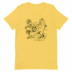 Sow Exotic Summer Beach Party T-Shirt *Summer 2021* (FRONT ONLY) -Wilson Bros Gardens Shop unisex premium t shirt yellow front 60c76f34439bd