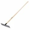 Leonard American-Made Steel Landscape Rake With American Ash Handle