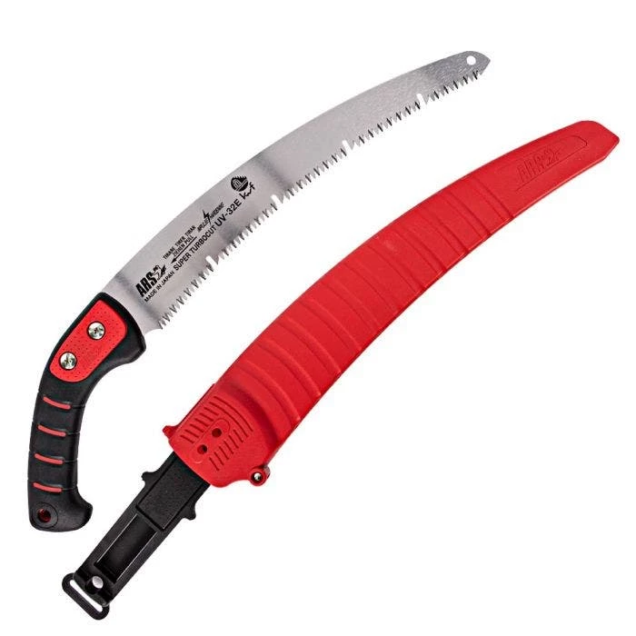 ARS Professional Pruning Saw, 13-inch Raker Toothing Curved Blade, With Scabbard 1 ARS Professional Pruning Saw, 13-inch Raker Toothing Curved Blade, With Scabbard