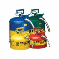 Justrite Type II Accuflow Safety Cans