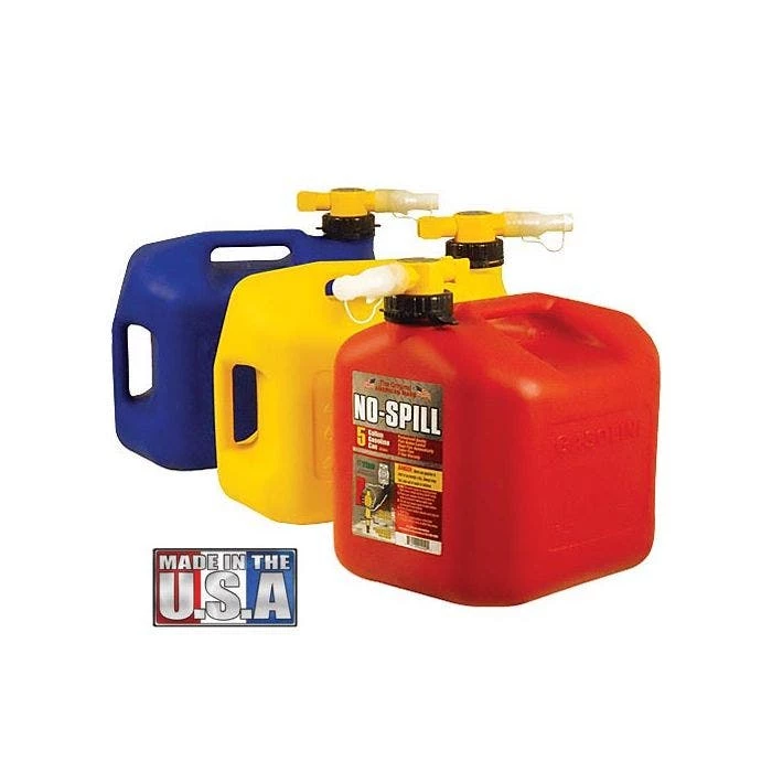 No-Spill CARB Fuel Cans 1 No-Spill CARB Fuel Cans