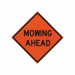 Roll Up 36in Non Reflective Mesh Safety Sign -Wilson Bros Gardens Shop vp rs 2