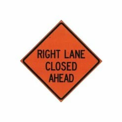 Roll Up 36in Non Reflective Mesh Safety Sign -Wilson Bros Gardens Shop vp rs 3