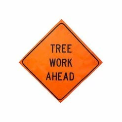 Roll Up 36in Non Reflective Mesh Safety Sign -Wilson Bros Gardens Shop vp rs 4