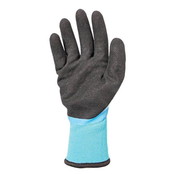 Glove Thermal Full Latex Coated Blue/Black Md 2 Glove Thermal Full Latex Coated Blue/Black Md - Image 2