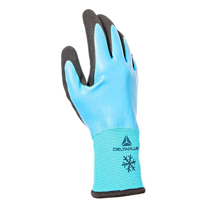 Glove Thermal Full Latex Coated Blue/Black Md 1 Glove Thermal Full Latex Coated Blue/Black Md