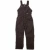 BERNE Women's Softstone Insulated Bibs, Dark Brown, Size 4XL