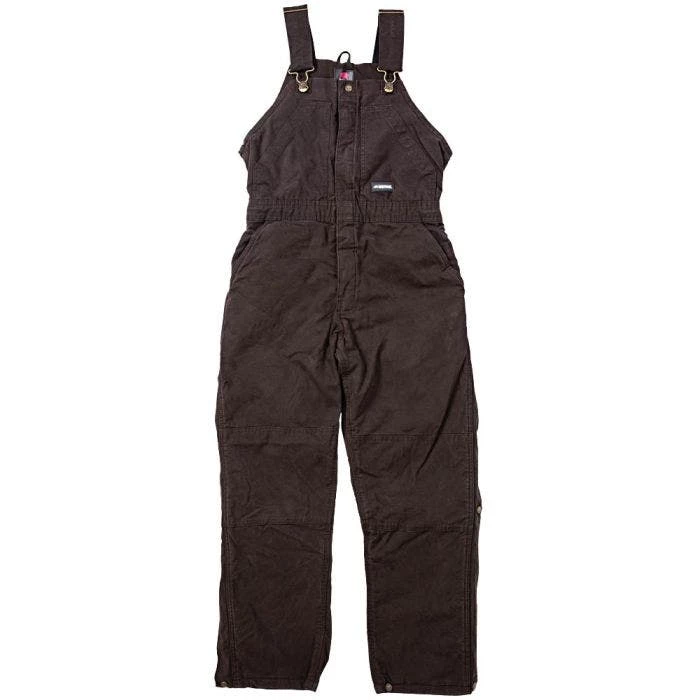 BERNE Women's Softstone Insulated Bibs, Dark Brown, Size Extra-Large 1 BERNE Women's Softstone Insulated Bibs, Dark Brown, Size Extra-Large