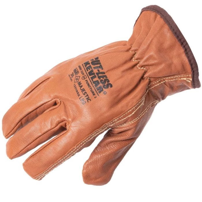 Goatskin Cut-Less Gloves With Kevlar Lining, Extra Large 1 Goatskin Cut-Less Gloves With Kevlar Lining, Extra Large