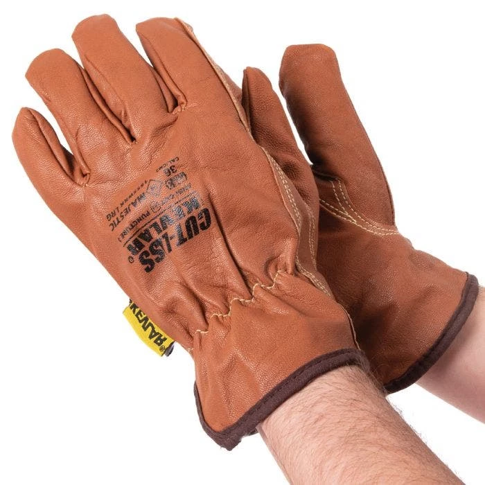 Goatskin Cut-Less Gloves With Kevlar Lining, Extra Large 2 Goatskin Cut-Less Gloves With Kevlar Lining, Extra Large - Image 2